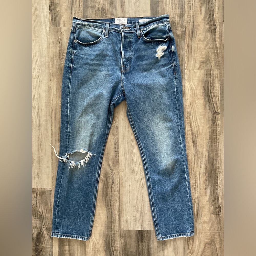 FRAME LE PEGGED JEANS SIZE 28